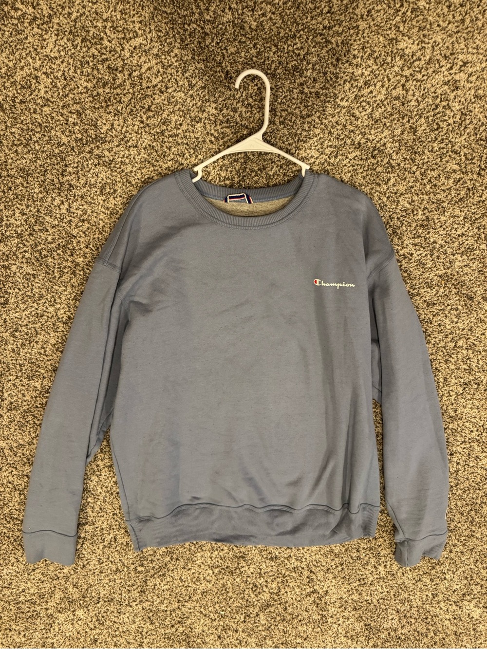 Champion Men's Crewneck Sweatshirt - Dusty Blue